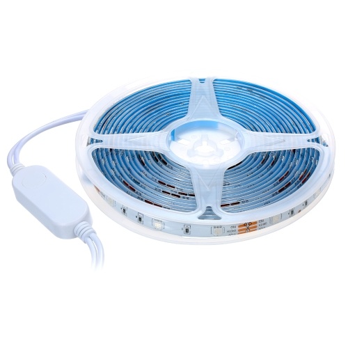 

Smart WiFi LED Strip Lights Compatible with Alexa Google Home Programmable 5050 RGB LED Music Light Strip App Control with Remote for Home Kitchen TV Party IP67 Waterproof 16ft