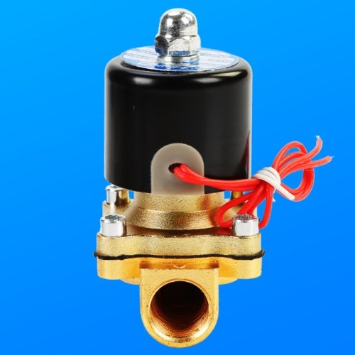 

1/2'' NPT AC110V Brass Electric Solenoid Valve Normally Closed Water Oil Air Gas