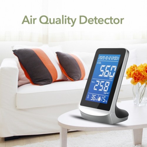 

DM72D Portable Air Quality Analyzer Digital Display Screen CO2 PM2.5 Temperature Humidity Detector
