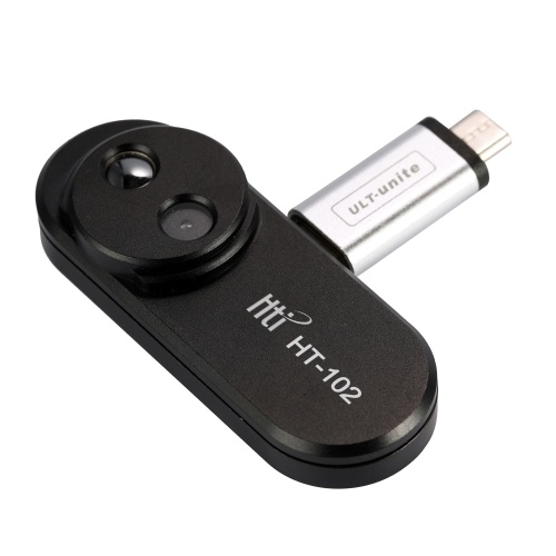 Multifunctional Mobile Phone External Infrared Thermal Imager Center Point Temperature Display for Android Mobile Phone Multifunction Tools with Adapter 