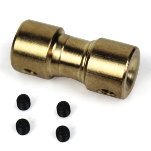 

2-2mm Brass Motor Copper Shaft Coupling Coupler Connector Sleeve Adapter