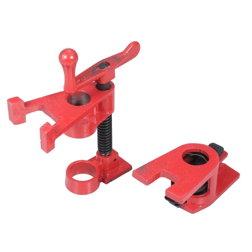 

Heavy Duty Pipe Clamp Woodworking Pipe Clamps Set Black Pipe Clamp for Wood Working Metalworking DIY Projects Fixture 1/2-inch, 3/4-inch, 1-inch