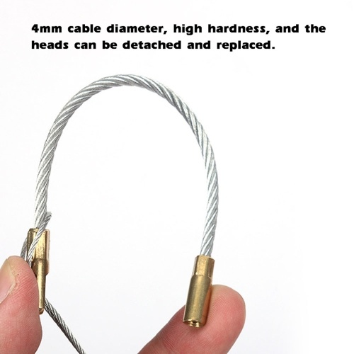 

4mm Diameter Professional Cable Puller 30m 45m 60m Optional Fiberglass Flexible Glider Portable Reel Conduit Duct Wire Pulling Tool