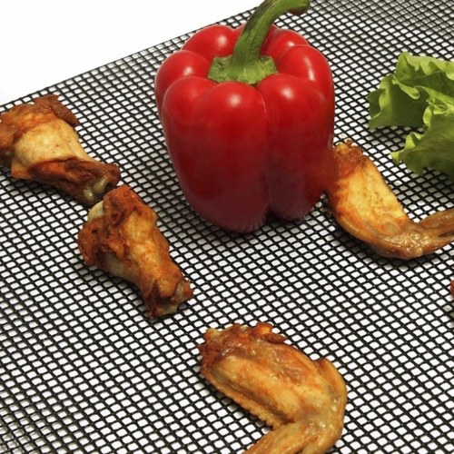 

High Temperature Resistant Silica Gels Making Mat BBQ Mat PTFE Barbecue Net Hollow Mesh Baking Mat