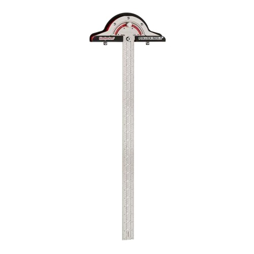 

10Inches T-Type Woodworkers E-dge Rule Angle Protractor Angle Measurement Carpentry Tools Portable