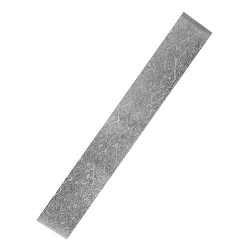

160*30*3mm Damascus Steel Billet Patterned Steel Cutter Embryo Forging Materials Quenched Smoothed for Cutter DIY Multipurpose Material