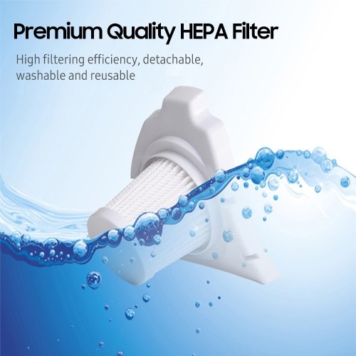 

4-in-1 Multifunction Car Vacuum Cleaner Portable Tire Air Pump Pressure Detection Gauge LED Light 12V 120W High Power Car Vacuum Cleaning Kit Built-in Washable HEPA Filter 13 Ft Cord
