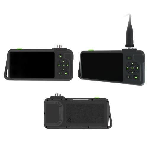 Industrial Endoscope with 4.5-inch IPS Color Display 1080P Photos Videos Snake Camera with 6 LED Lights Borescope IP67 Waterproof 2 Million Pixels Inspection Camera with TF Card Slot for Maintenance 