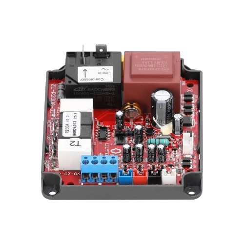 Universal Air-Source Water Heating Controller Heat Pump Auxiliary Heating Control Board Antifreeze Auto Deforst Water Flowing Warning with Sensors Failures Action Function 