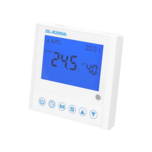 Universal Air-Source Water Heating Controller Heat Pump Auxiliary Heating Control Board Antifreeze Auto Deforst Water Flowing Warning with Sensors Failures Action Function 