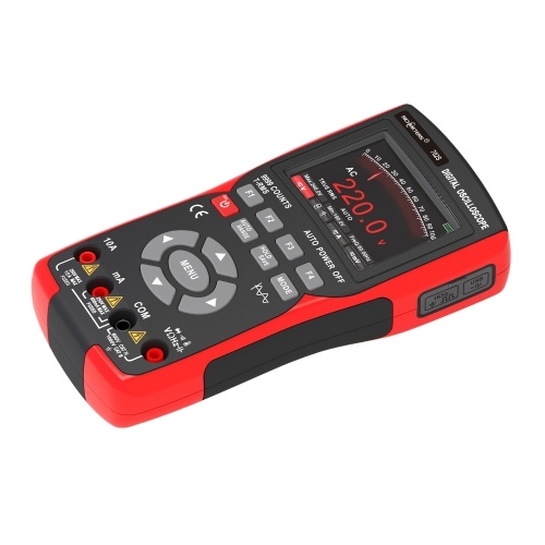 Handheld LCD Digital Multimeter & Oscillometer 2-in-1 Universal Meter Oscope Meter 9999 Counts 10MHz 48MSa/s Single Channel Measuring 