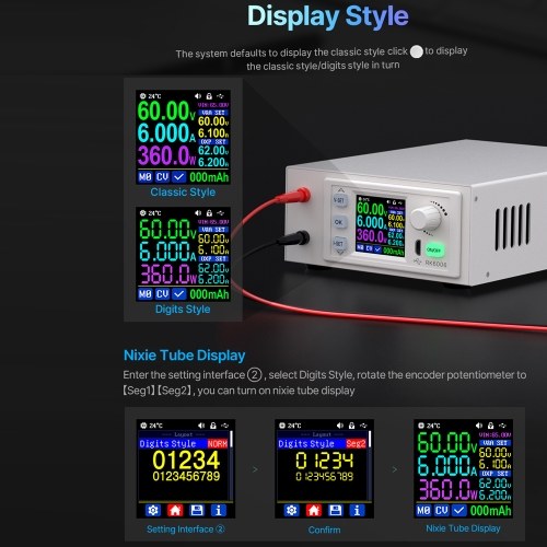 

CNC Direct Current Regulated Power Supplies Maintenance Power Supplying Device 1.54inch LCD Screen Support Firmware Upgrade