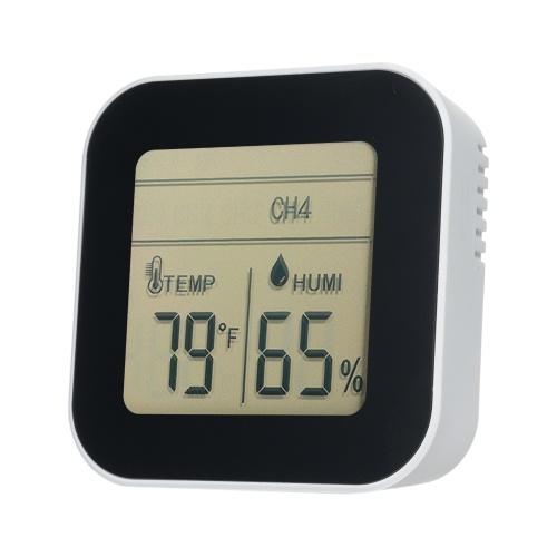 13-in-1 Digital Hygrometer Indoor Outdoor Thermometer with 5 Remote Sensors Multifunctional Weather Clock Wireless Temperature Humidity Monitor Gauge with 60M Range 