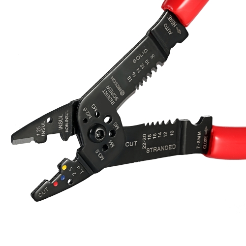 

Multifunctional Wire Stripper Peeling Pliers Cable Wire Cutter Crimping Tool