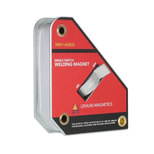

Strong Single Switch Neodymium Welding Magnet Holder On/Off Switch Magnetic Clamp 45°/90° Small Size