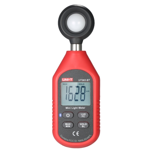 UNI-T UT383BT Mini luminómetro de mano LCD fotómetro digital Luxmeter medidor de luz 0-199900 Lux