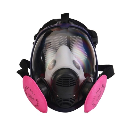 

Ball Type Large Field View Dust Mask Specially for Painting Pesticide Chemical Fire Control Gas Mask Comprehensive Cover Safety Guard Full Face Respirator Protective Mask