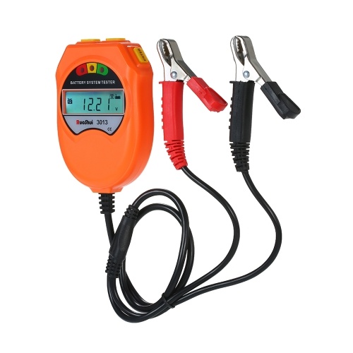 

RuoShui Digital 12V Автомобильный аккумуляторный тестер с режимом CCA Автомобильный тестер и анализатор нагрузки аккумулятора Автомобильный инструмент для диагностики аккумулятора автомобиля