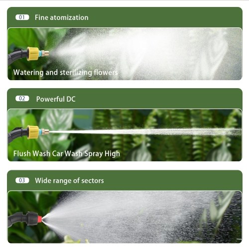 6L Rechargeable Shouldered Sprinkler Handheld Electric Sprayer Agriculture Tools Watering Can Atomizing Watering Bottle Water Sprayer Garden Plants Sprayer 