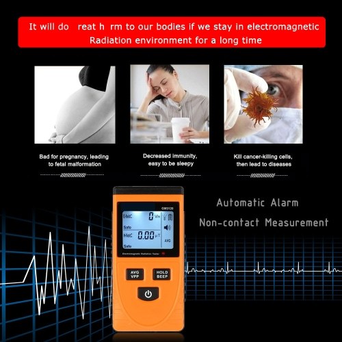 

Digital LCD Electromagnetic Radiation Detector Meter