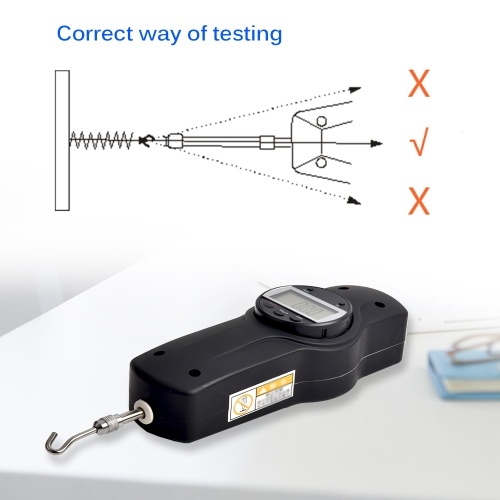 

Digital Force Gauge Push Pull Meter with 5 Side Heads Dynamometer Measuring Instruments SDF Economic Force Gauge Model EDF-500