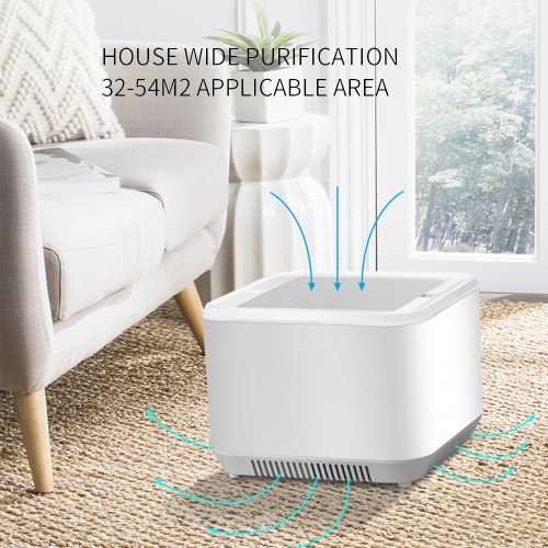 

Household True HEPA Filter Air Purifier with UV Light Air Cleaner to Large Room 581 sq ft. Air Fresher for Home Smokers Allergies and Pets Hair
