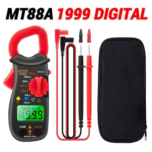 ANENG MT88A Clamp Meter Multimeter LCD Digital Universal Meter 