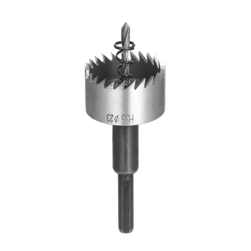 

High Speed Steel Hole Saw Heavy-duty Hole Cutter Compatible with 10mm or larger Collet for Stainless Steel Metal Sheet Wood Plastic