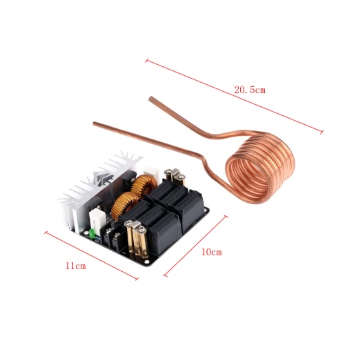 

Low ZVS 12-48V 20A 1000W High Frequency Induction Heating Machine Module