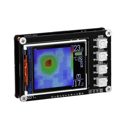 

Simple Thermal Imager AMG8833 Sensors 1.6 Inch TFT Display Screen 10Hz Data Refresh Rate