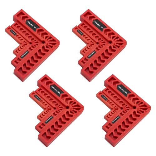 90 Degree Positioning Squares DURA 12 Pcs Right Angle Clamp Woodworking Carpenter Corner Clamping Square Tool for Picture Frames Boxes Cabinets Drawers