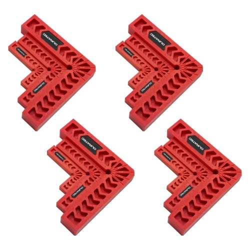 90 Degree Positioning Squares DURA 12 Pcs Right Angle Clamp Woodworking Carpenter Corner Clamping Square Tool for Picture Frames Boxes Cabinets Drawers