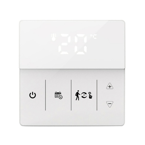 Wi-Fi Smart Thermostat 16A Digital Temperature Controller for Electric Floor Heating APP Remote Control Voice Control Weekly Circulation Programmable Electric Underfloor Heating Thermostats with LCD Touch Screen for Home