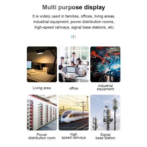 Handheld Portable Electromagnetic Radiation Detector Household Laboratory Hospital Multi-function Temperature Humidity Tester Digital Color Display Radioactive Detector 