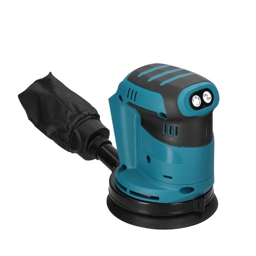 125mm Brushless Motor Cordless Orbital Sander Wood Grinder Electric Car Polisher Multifunctional Wood Metal Waxing Polishing Grinding Sanding Machine 6 Speed Adjustable Orbital Sander 