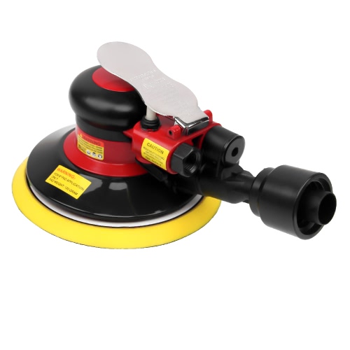 

6" 12000RPM Air Random Orbital Sander Pneumatic Polisher Self-Vacuum Orbit Polisher Dual Action Polishing Grinding Sanding Waxing