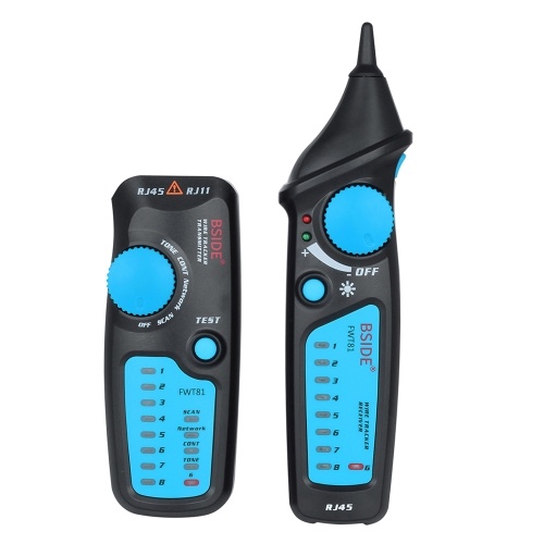 

BSIDE Multi-functional LCD Network Cable Tester Wire Tracker RJ11 RJ45 Wire Network Cable Finder