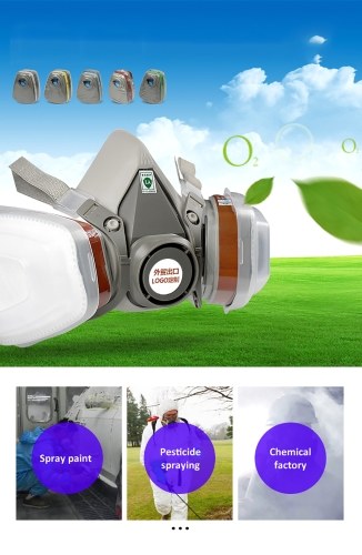 

M6200 Gas Mask Respirator Set Mask Anti-particulate Filters Anti-dust Anti-fog Mask
