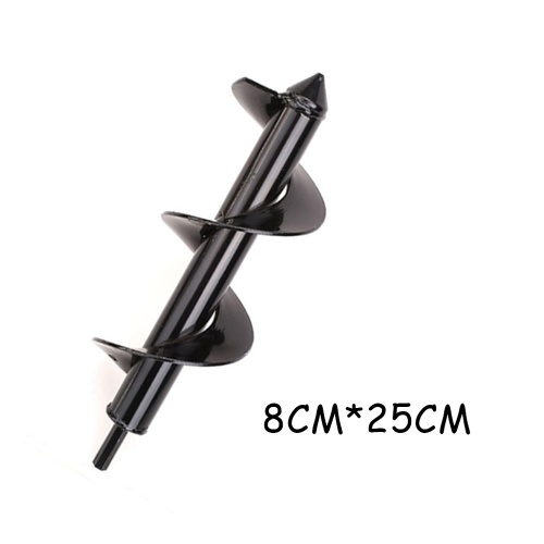 

Spiral Drill Bit Earth Auger Flower Bulb Auger Ground Hole Digger Drilling Yard Planting Weeding Bedding Tool