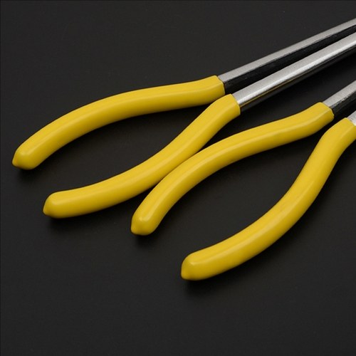 

Multifunction 11in Long Reach Bent Nose Plier Long Nose Plier Mechanics Hand Tool Craft Repairing Tools