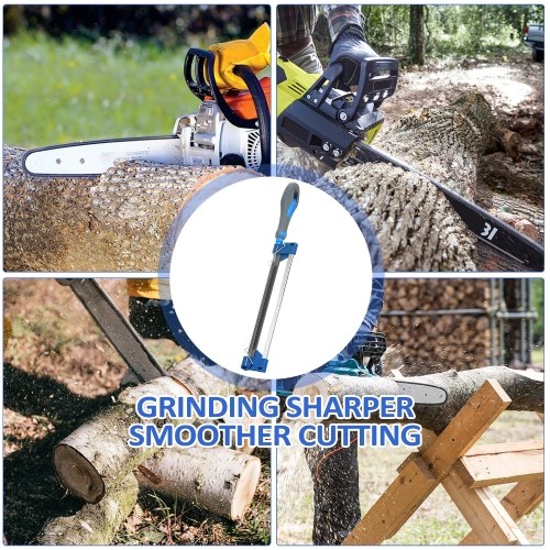 Chainsaw Sharpener Saw Chain Sharpener Tool Portable Electric Chainsaw Chain Replacement Suitable for All Kinds of Chain Saws and Electric Saws