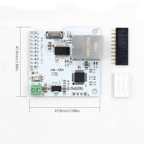 

8 Channel Ethernet Network Module Controller Switch 5V Internet Relay Module P2P WIFI Module Mobile Phone Control