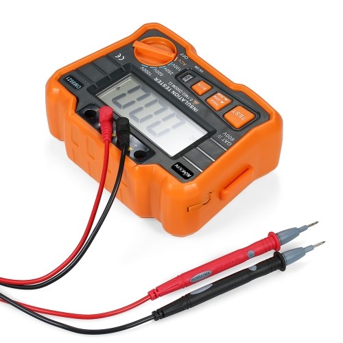 KKmoon Insulation Resistance Tester DCV ACV Meter 1000V Ground  Megohmmeter MegOhm Voltmeter w/LCD Backlight Display 