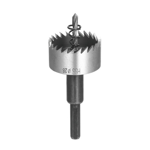 

High Speed Steel Hole Saw Heavy-duty Hole Cutter Compatible with 10mm or larger Collet for Stainless Steel Metal Sheet Wood Plastic