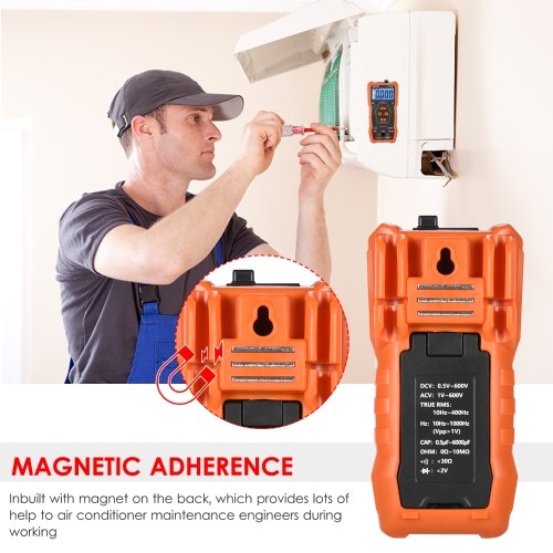 

NJTY T21E Mini Smart Multimeter 6000 Counts True RMS Universal Meter