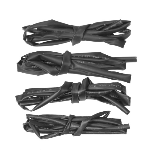 

KKmoon 4pcs 1-Meter Shrinkable Tube Heat Shrink Tubing 3mm 4mm 5mm 6mm Diameter & 1m Length