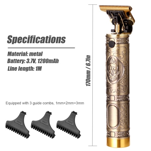 

Hair Cutter Professional Hair Trimmer Men Rechargeable Electric Powerful Haircut Machine Carving Hair Tool