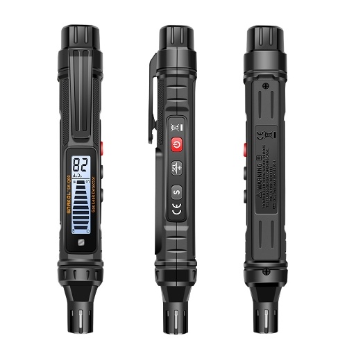 Handheld Combustible Gases Leak Detector Natural Gases Leakage Tester Portable Combustible Gases Concentration Test Meter Gases Sniffer Test with Sound Light Alarm Function 