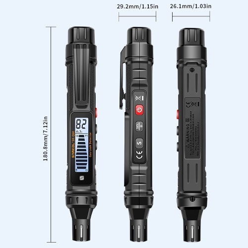 Handheld Combustible Gases Leak Detector Natural Gases Leakage Tester Portable Combustible Gases Concentration Test Meter Gases Sniffer Test with Sound Light Alarm Function 