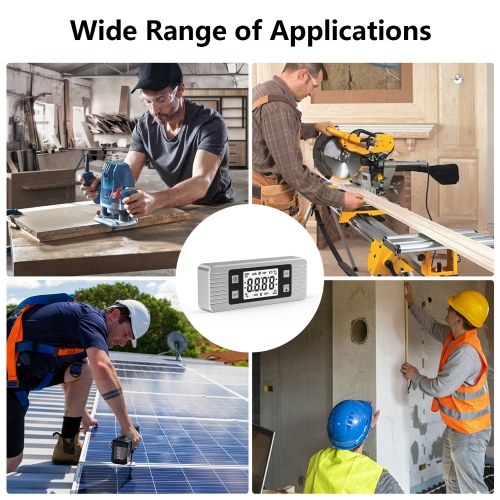 Digital Angle Gauge Magnetic Protractor Inclinometer Level Angle Finder Angle Cube Level Box With Magnes Angle Protractor 
